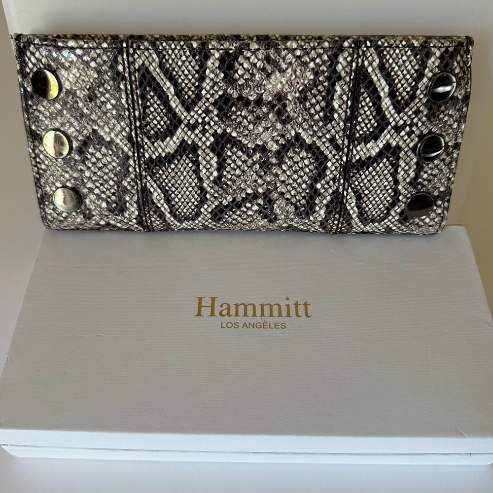 Hammitt Snake Pattern Wallet with Silver Accents - SOLD OUT